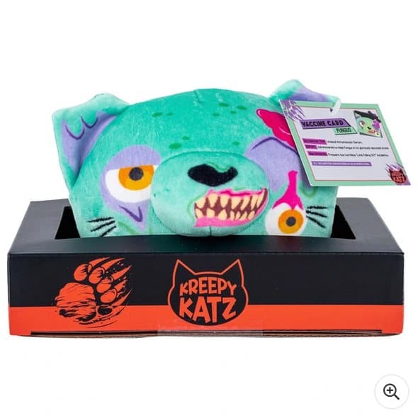 Kreepy Katz Litter Tray 10cm Fungus Plush