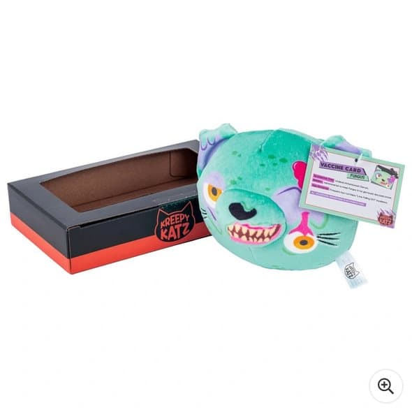 Kreepy Katz Litter Tray 10cm Fungus Plush