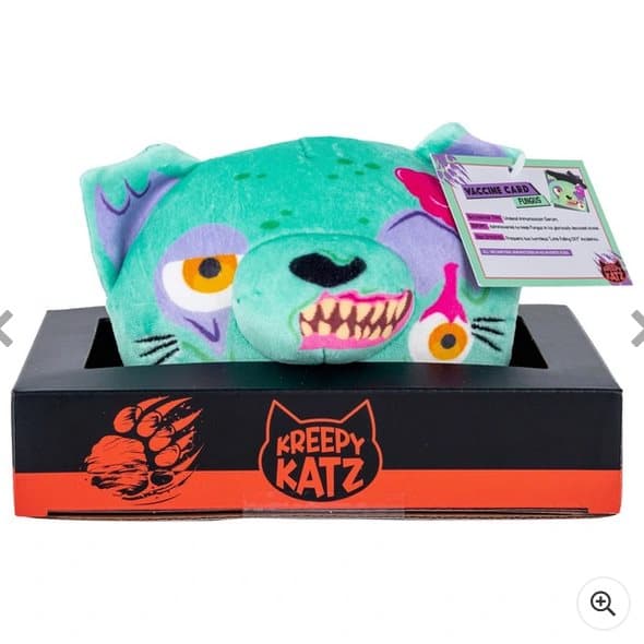 Kreepy Katz Litter Tray 10cm Fungus Plush