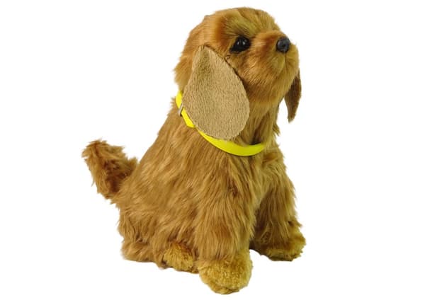 Interaktiv plys Cocker Spaniel-hund, der gøer og logrer med halen