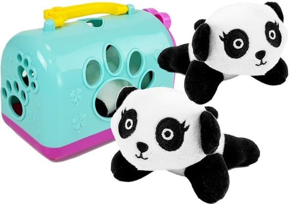 Lille Panda med Transporter Mascot