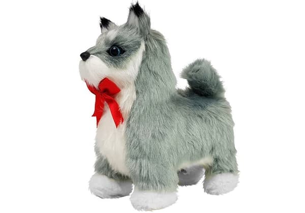 Interaktiv Husky-hund bevæger sig, gøer
