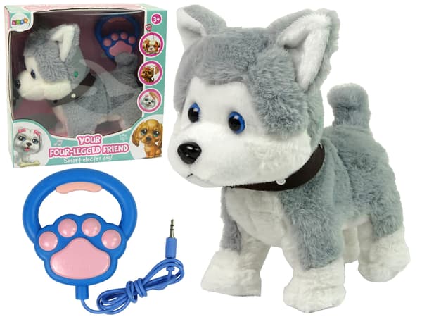 Plys Husky Dog Interactive Educational Leash Song Walks