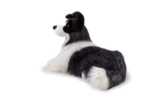 Trudi Plyschleksak - 11997 - Italien Border Collie Scott, TUDN9000, Vit/Svart, Medium