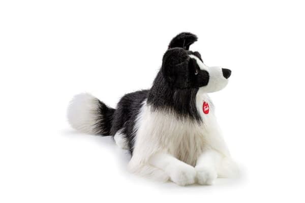 Trudi Plyschleksak - 11997 - Italien Border Collie Scott, TUDN9000, Vit/Svart, Medium