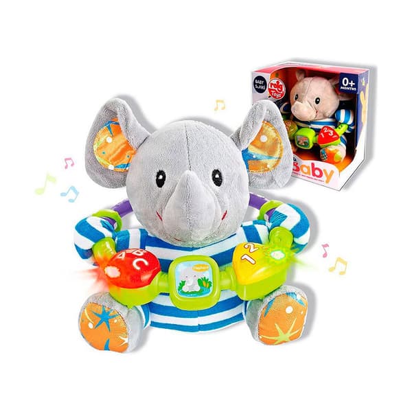 Reig Musicales Næsehorn Musical 20 Cm Bamse Flerfarvet