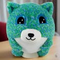 Pikkukuva 7 / 11: Hugpals 30cm Blue and Green Leopard Print Plush Ball Toy