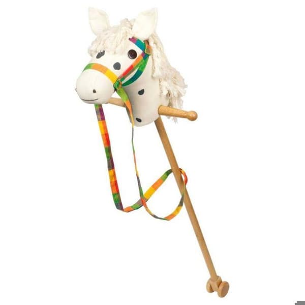 MIN VITA HÄST MED PINN GOKI NY 100 CM