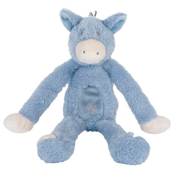 Peluche - Glad Häst - Åsna Denzell - 32 cm - Blå - För Bebis - Unisex