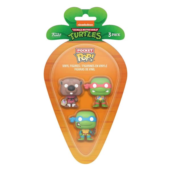Teenage Mutant Ninja Turtles Pocket POP! Vinyl Figure 3-Pack Leonardo/Raphael/Splinter 4cm