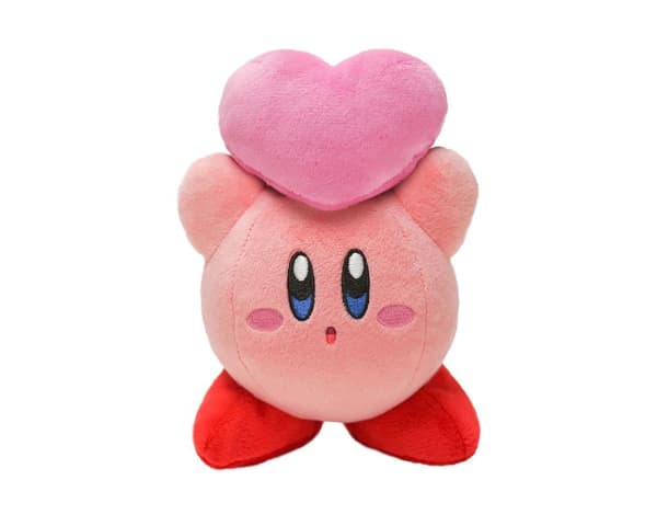 Kirby Mocchi-Mocchi Junior Plush Figures Wave 4 - Kirby & Friend Heart 15cm