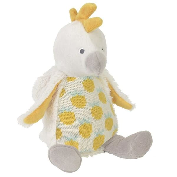 Peluche - Happy Horse - Corey - Cacatösa med gul krönt - 24cm - Mjukhet för baby