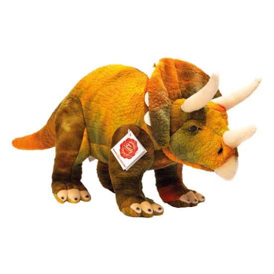 Hermann Teddy Dinosaurie Triceratops 42 Centimeter Nalle Orange