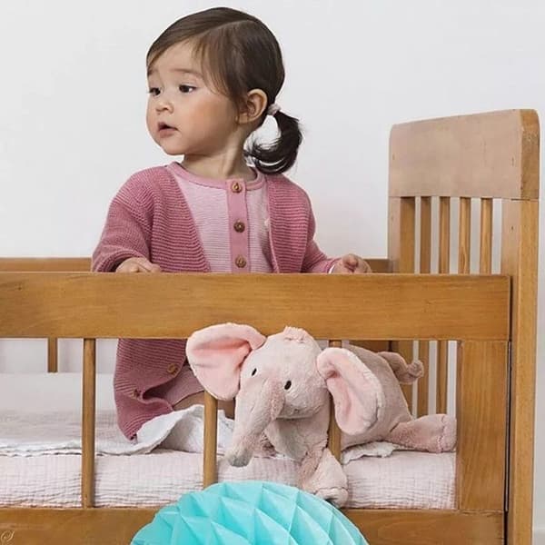 Peluche - Happy Horse - Elliot - Plyschobjekt - Rosa - 30cm - För baby