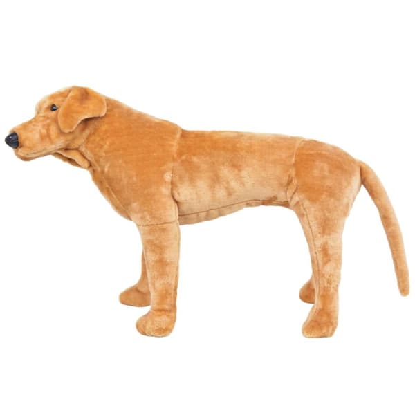 Seisova pehmolelu labradorinnoutaja vaaleanruskea XXL