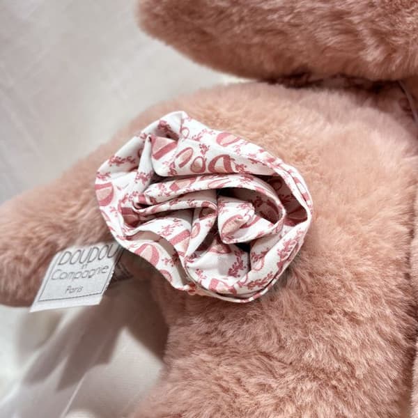 Doudou et Compagnie - Puderrosa kanin mjukis 25 cm