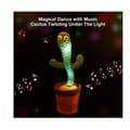 Miniatyrbild 3 av 4: KAWAII Singing and Dancing Cactus Plyschleksak - 120 sånger - Hemtillbehör och present till barn