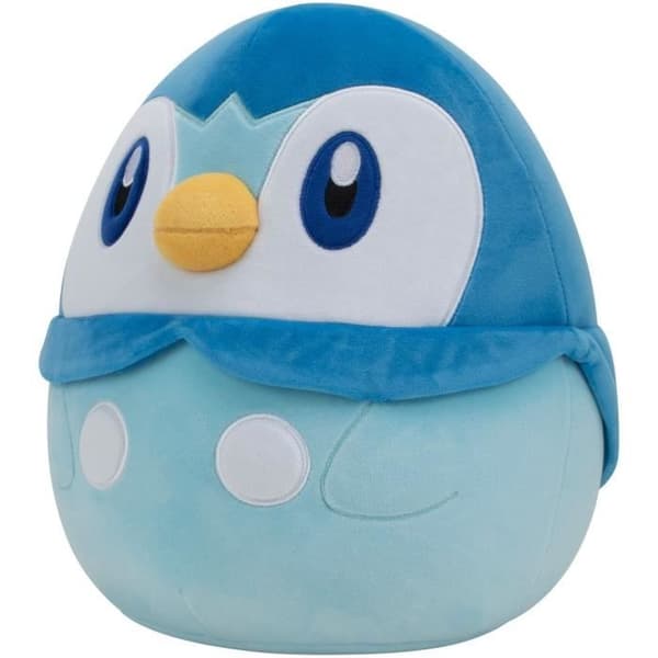 Plysch - BANDAI - Pokémon - Squishmallows 50 cm - Piplup - Stor ultramjuk plyschleksak - JWS00049