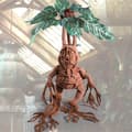 Pikkukuva 3 / 3: Noble Collection Mandrake Teddy Harry Potter Ruskea