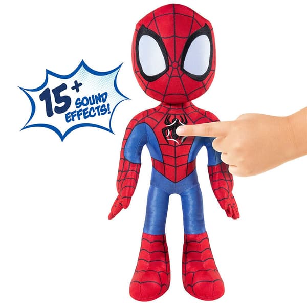 Spider-man Spidey And His Amazing Friends Feature My Friend Spidey Bamse  40 cm