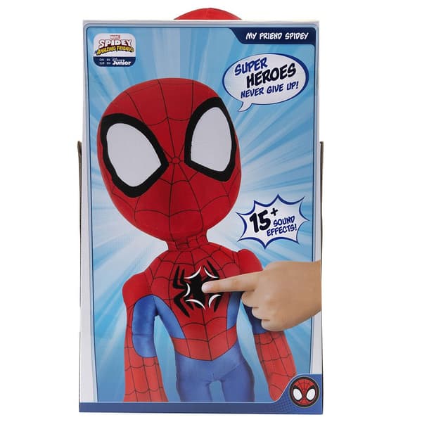Spider-man Spidey And His Amazing Friends Feature My Friend Spidey Bamse  40 cm