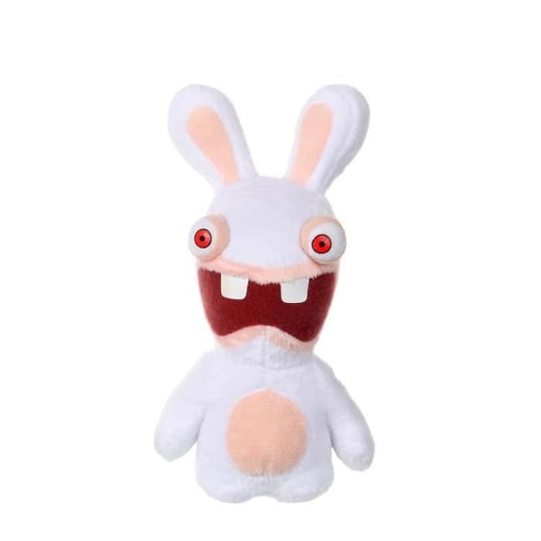 Bean Rabbids Plyschleksak - GIPSY TOYS - Öppen mun, 18 cm