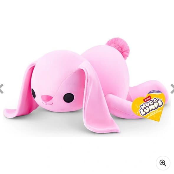 Hug-A-Lumps Hazel the Pink Bunny Weighted Soft Toy by ZURU