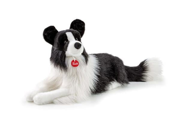 Trudi Plyschleksak - 11997 - Italien Border Collie Scott, TUDN9000, Vit/Svart, Medium