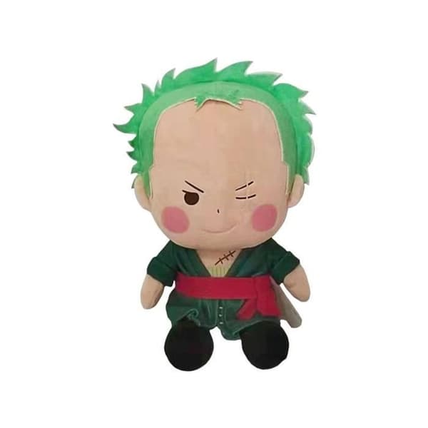 Plysch - Sakami Merchandise - One Piece - Roronoa Zoro - Vit - 20 cm