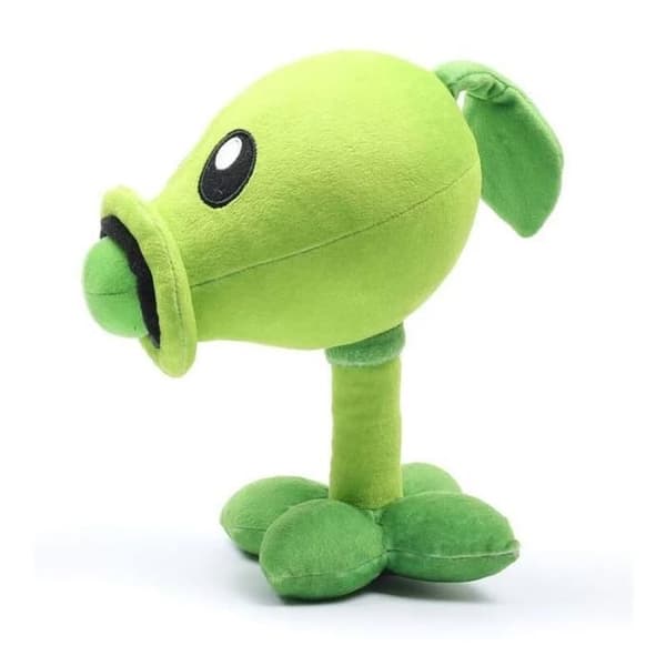 Peashooter plyschleksak 23 cm - Plants vs. Zombies - Sakami Merchandise - Vit - Unisex - Vuxen