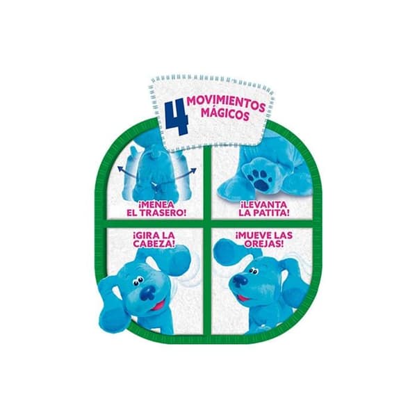 Plysch Giochi preziosi s.p.a. - PAX00000 - Famosa - Elektronisk plysch Dance Along Blue Pistas de Blue, 37 cm (BLU08000)