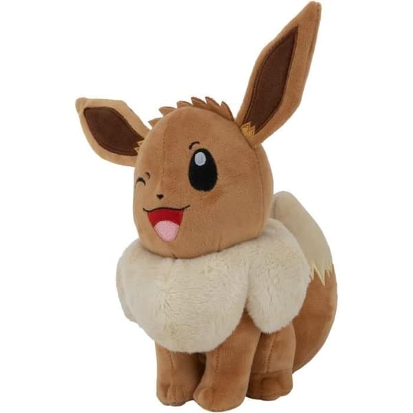 Peluche - Jazwares - Evoli - 20 cm - Officiell - Mjuk - Unisex
