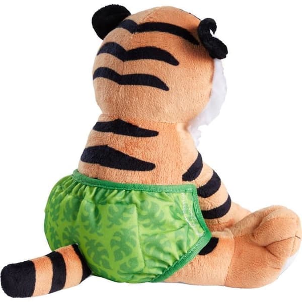 Plyschleksak - Melissa & Doug - Baby Tiger - 30 cm - Orange - 5 stycken ingår
