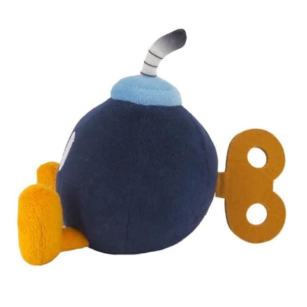 Peluche - NINTENDO - Bob-Bomb - 13cm - Super Mario - Svart