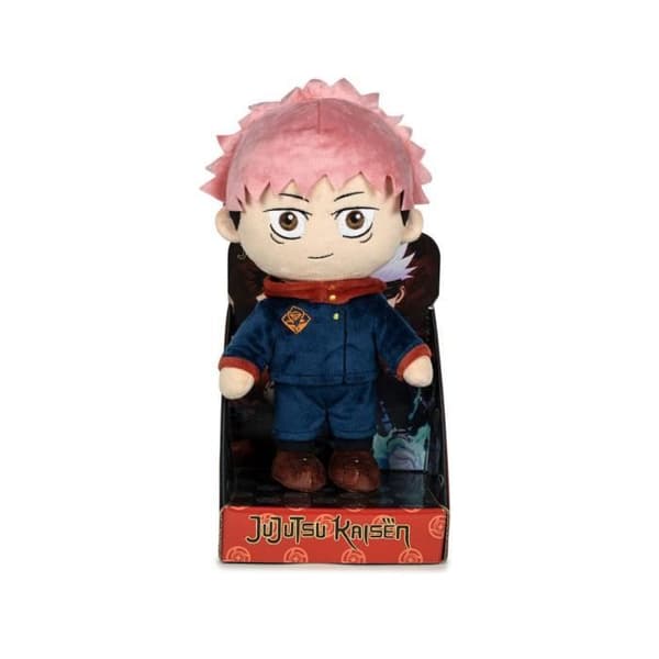 Jujutsu Kaisen plyschleksak - PLAY BY PLAY - Itadori 27 cm - Svart - Blandat - Inomhus