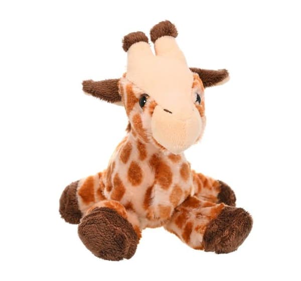 Plyschleksak - Wild Republic - Kram EMS - Brun giraff - 18 cm - Ultramjuk
