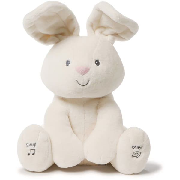 Plysch Gund Spin Master Flora CONEJITO Que CANTA Y Habla (ALEMAN) Plysch