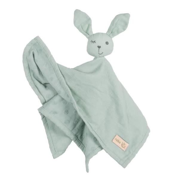 Lil Planet Organic Rabbit Helper - ROBA - 40 x 40 cm - Grön