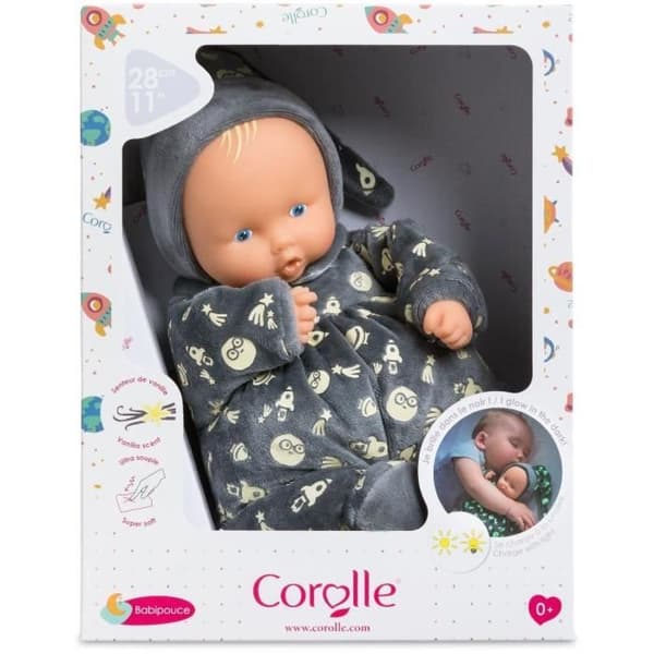 My Doudou COROLLE - Babipouce Shines in the Night - 28 cm - vaniljdoft - från födseln