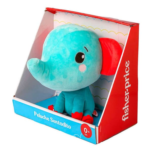 Reig Musicales Elefant Fisher Price 20 Cm Med Teksturer Bamse Flerfarvet