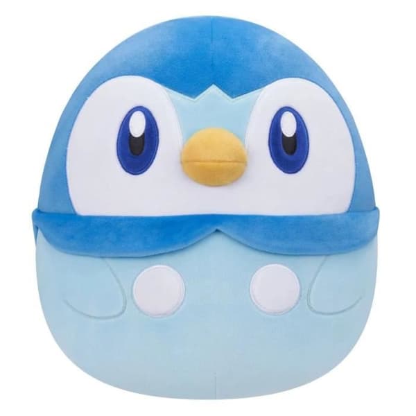 Pokémon Squishmallow Wave 3 Piplup Plyschleksak 35cm - JACTALEA - Interiör - Svart - Blandat - Vuxen