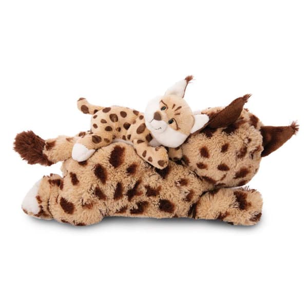 Nici Lodjurs Mamma 40 20 Cm & Unge 20 Cm Liggande Teddy