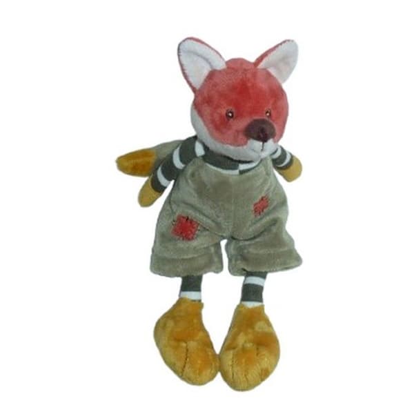 Foxy fox plyschleksak - BUKOWSKI - Röd - 25 cm - För baby - Inomhus