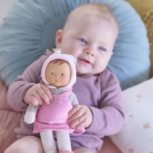 My Doudou COROLLE - Miss Rayée Rêves d'Etoiles - 25 cm - liten docka - vaniljdoft - från födseln
