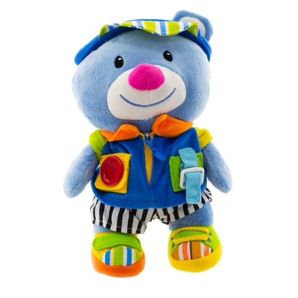 Blå bamse spilledåse legetøj