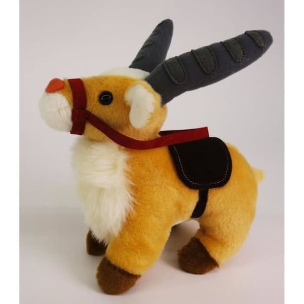 Princess Mononoke Plyschleksak - Sun Arrow - Yakkuru 25 cm - Vit - Barn - Plysch