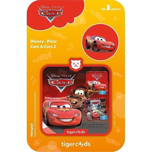 TIGERMEDIA 4518 TIG.CARD-'DISNEY 1 - BILAR 2 MULTICOLOR