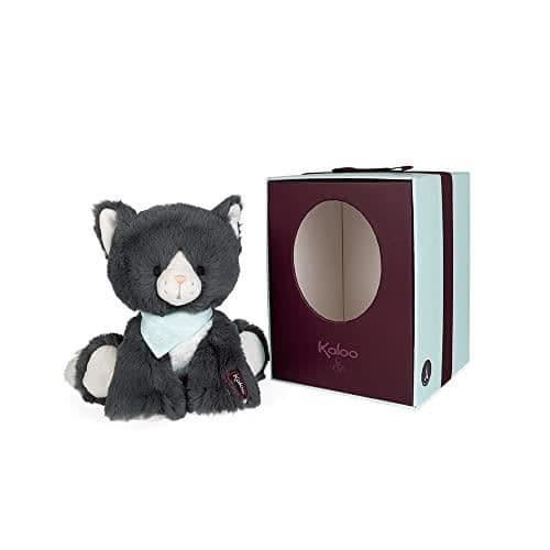 Peluche - KALOO - LES AMIS - Chamallow le Chat - 14 cm - Vit - För Bebis