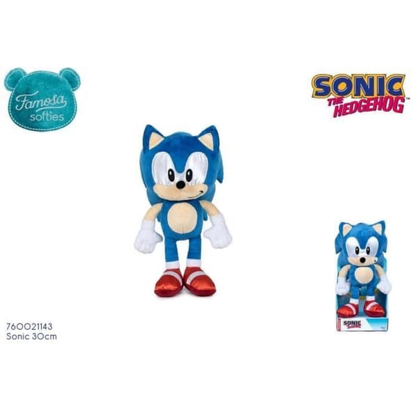 Sonic plyschleksak 30 cm