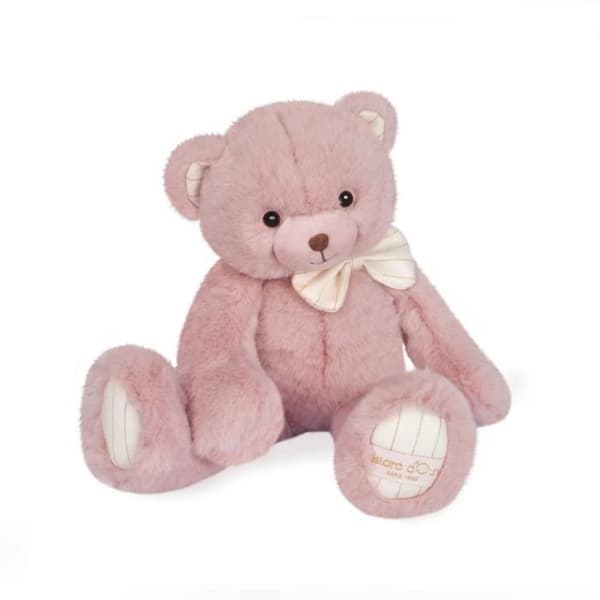 Peluche - BERÄTTELSE OM BJÖRNAR - Preppy Chic - 30CM - Rosa - Mixat - Bebis